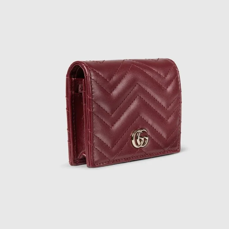 Gucci Marmont Small Wallet Rosso Ancora Red /