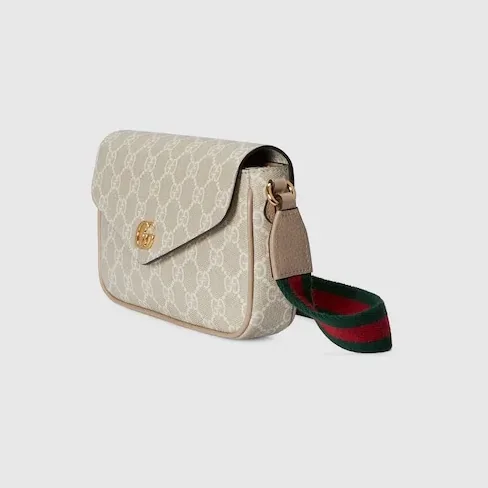 Gucci Ophidia Pochette Shoulder Bag in Beige/ Oatmeal Gold Hardware Gucci Ophidia Pochette Shoulder Bag in Beige/ Oatmeal Gold Hardware