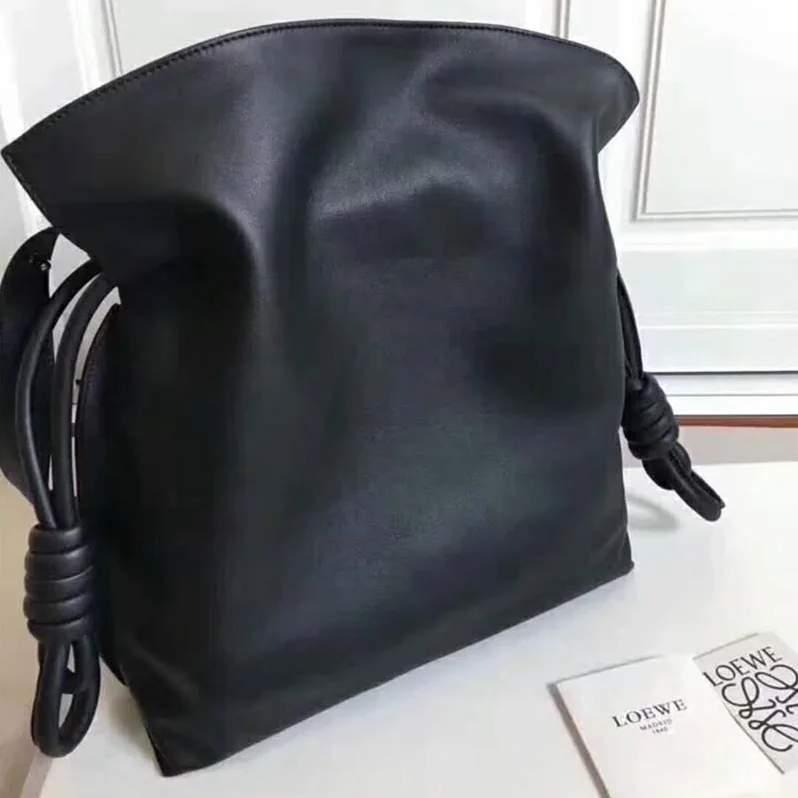 Loewe Flamenco Knot Small Bag Black in Nappa Leather for Women Loewe Flamenco Knot Small Bag Black in Nappa Leather for Women