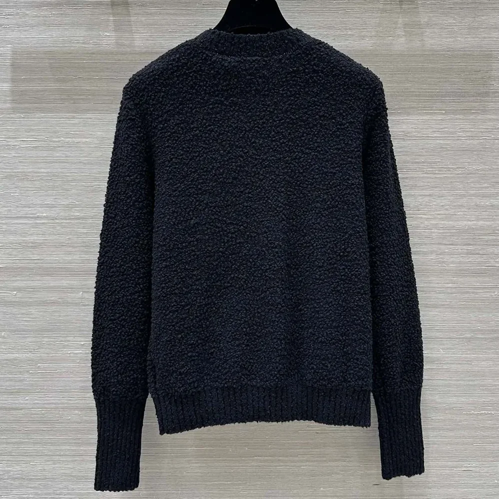 Dior Twinset Black Cotton and Wool for Women in Blend Knit