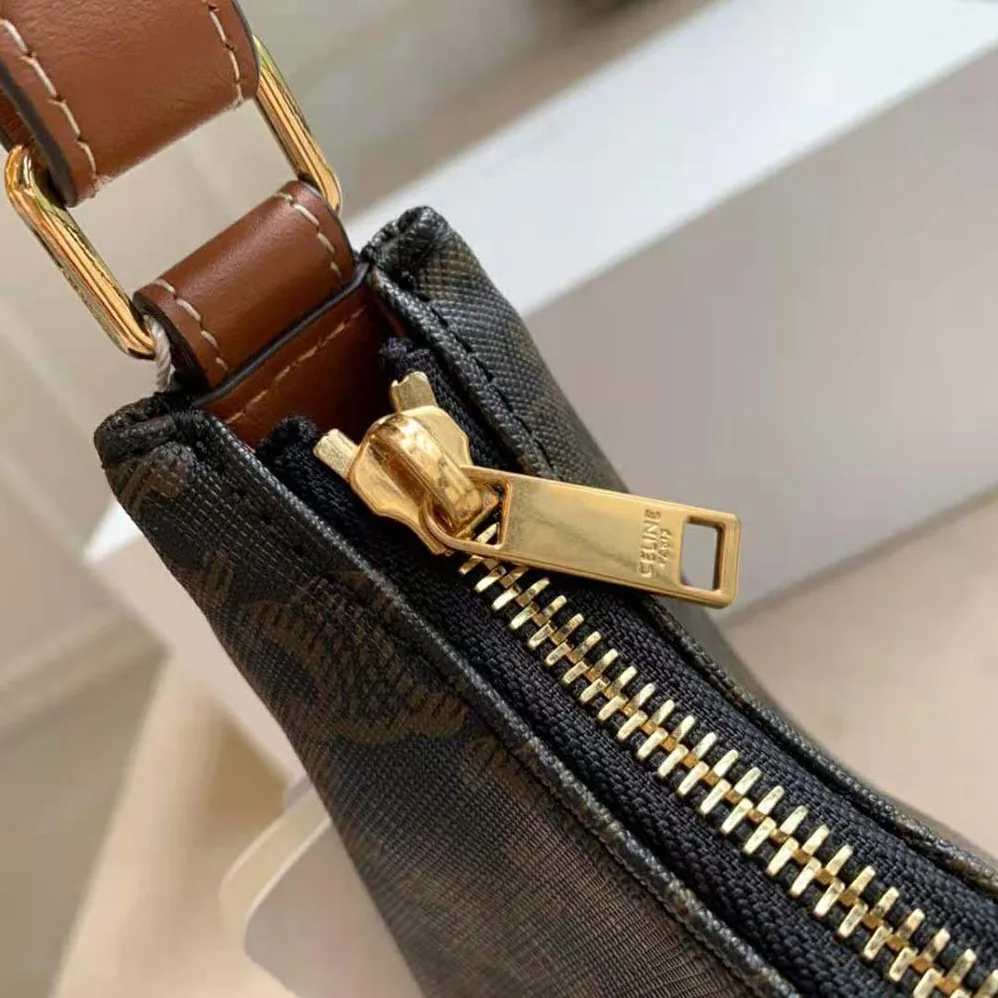 Celine Ava Bag in Triomphe Canvas for Women in Brown Celine Ava Bag in Triomphe Canvas for Women in Brown