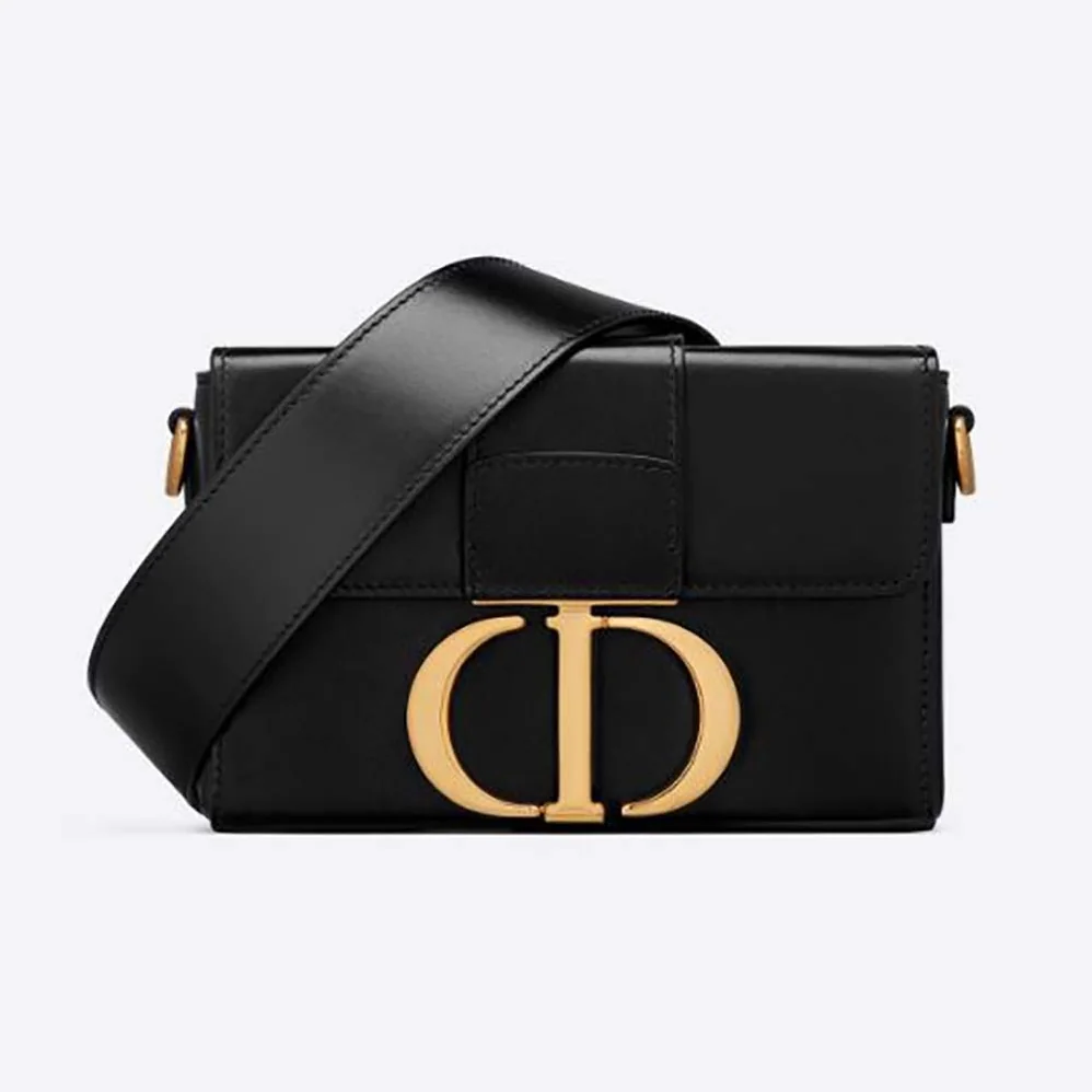 Dior 30 Montaigne Box Bag Black Box Calfskin for Women Dior 30 Montaigne Box Bag Black Box Calfskin for Women