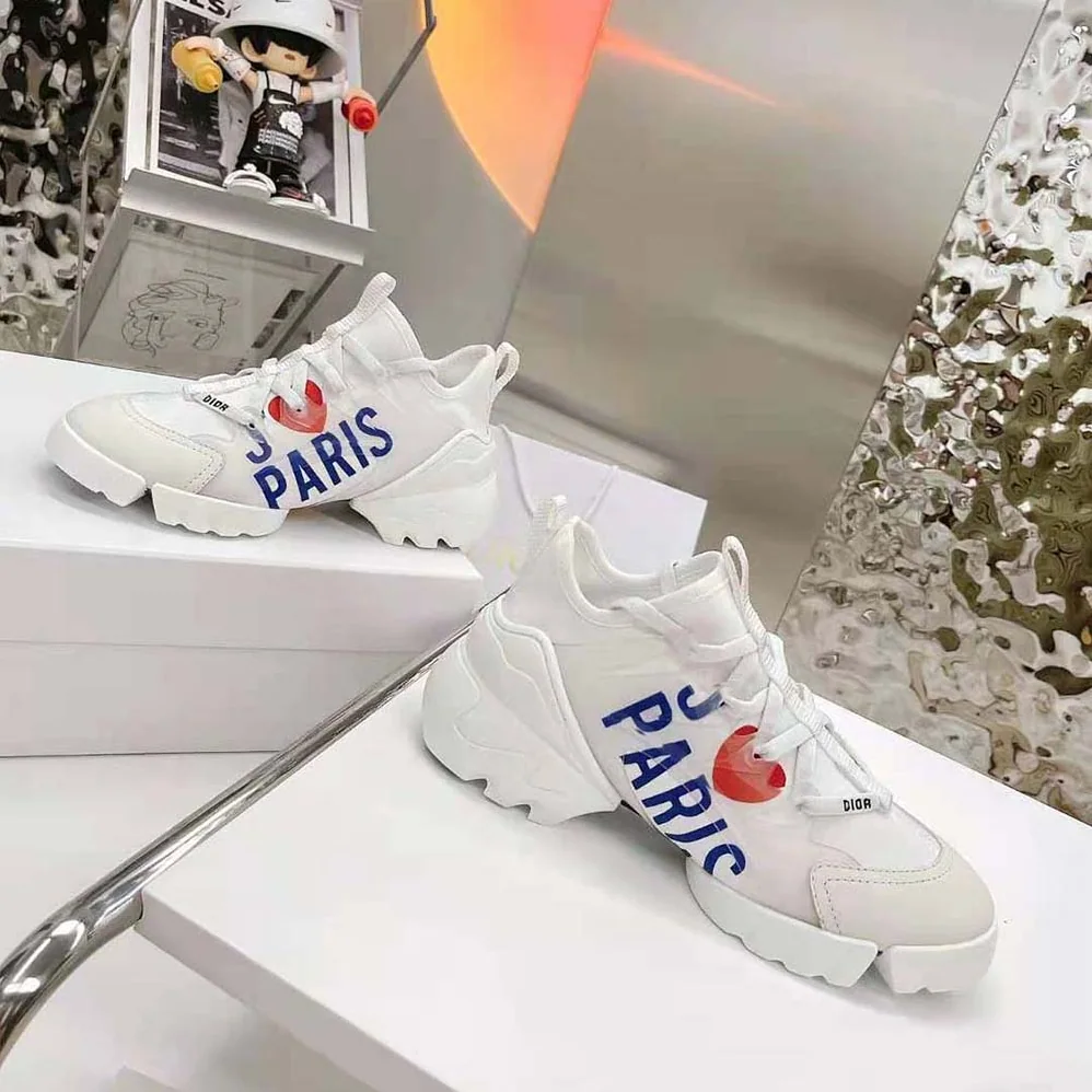 Dior D-connect Sneaker White J Adior Paris Technical Fabric for Women