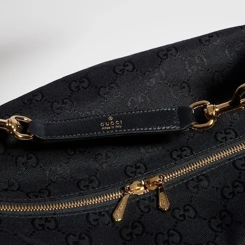 Gucci Brera Medium Crossbody Bag / Grey/ Black Gold Hardware A00B4O AAHHD 1094