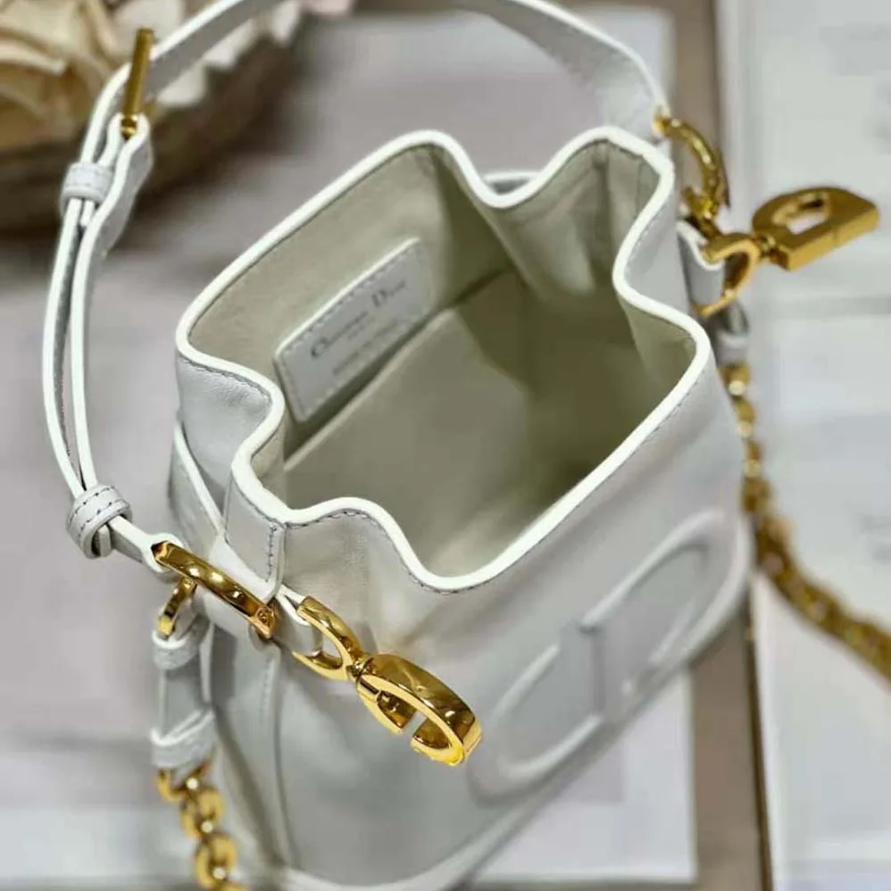 Dior Small C'est Dior Bag Latte CD for Women in Embossed Calfskin
