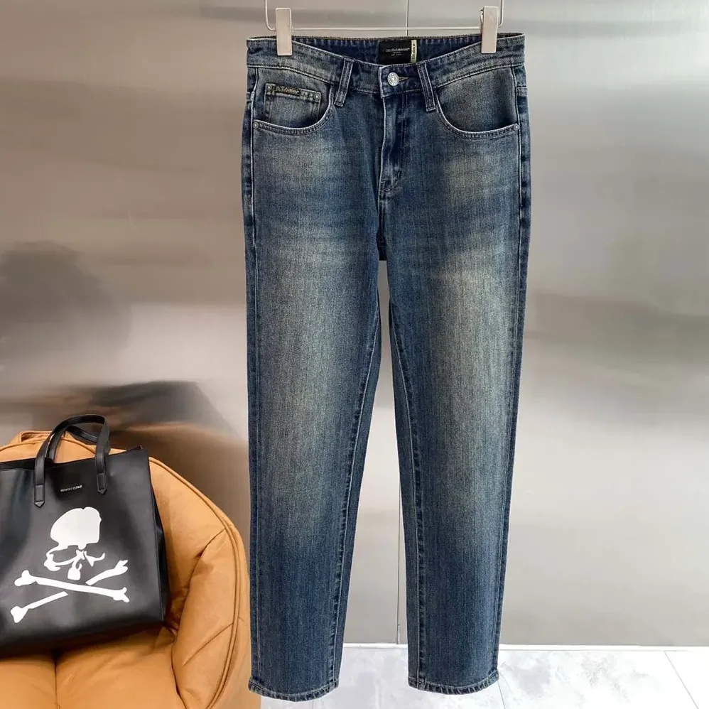 Dolce Gabbana D&G Light Blue Wash Loose Stretch Jeans-GYJDADG8 for Men Dolce Gabbana D&G Light Blue Wash Loose Stretch Jeans-GYJDADG8 for Men