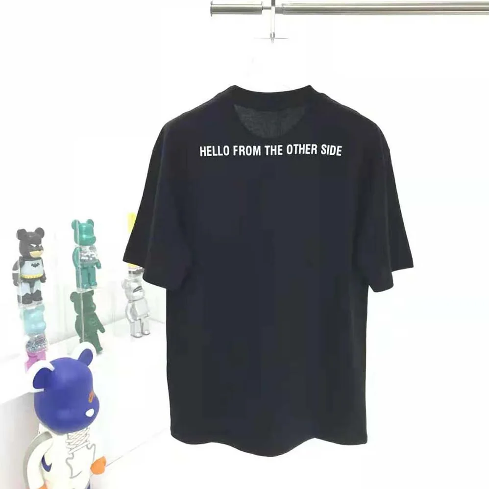 Balenciaga Alien Medium Fit T-shirt in White Vintage Jersey for Women