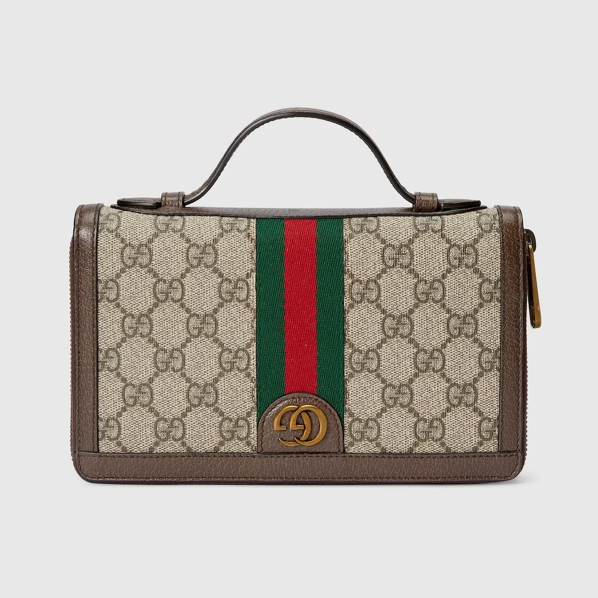 Gucci Ophidia Travel Case Clutch & Pouch in Beige Gold Hardware Gucci Ophidia Travel Case Clutch & Pouch in Beige Gold Hardware