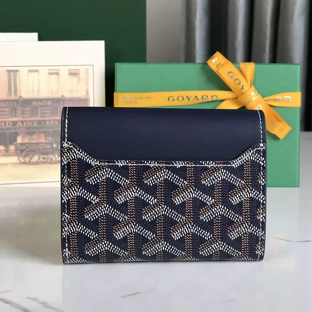 Goyard Saint Gabrie Wallet for Unisex in Navy