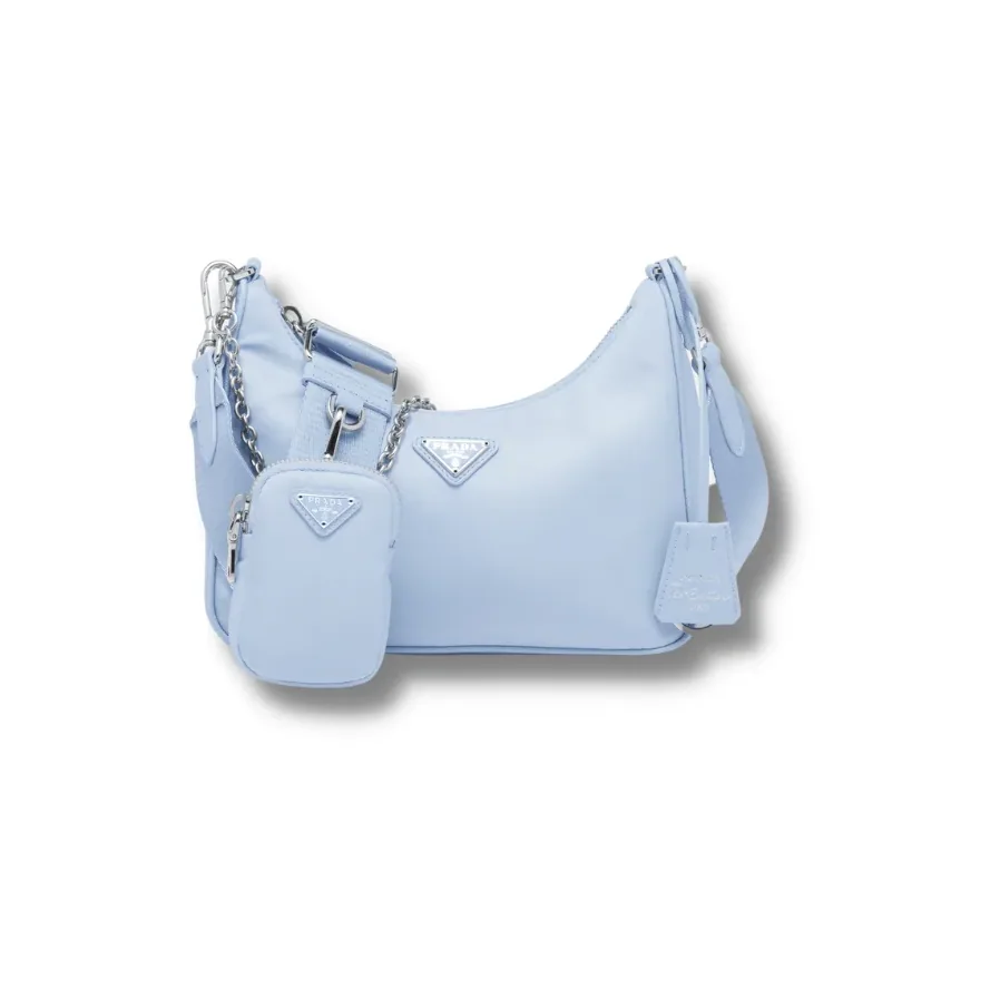 Re- 2005 Re-Nylon Bag Light Blue 1BH204_R064_F0076_V_V9L Re- 2005 Re-Nylon Bag Light Blue 1BH204_R064_F0076_V_V9L
