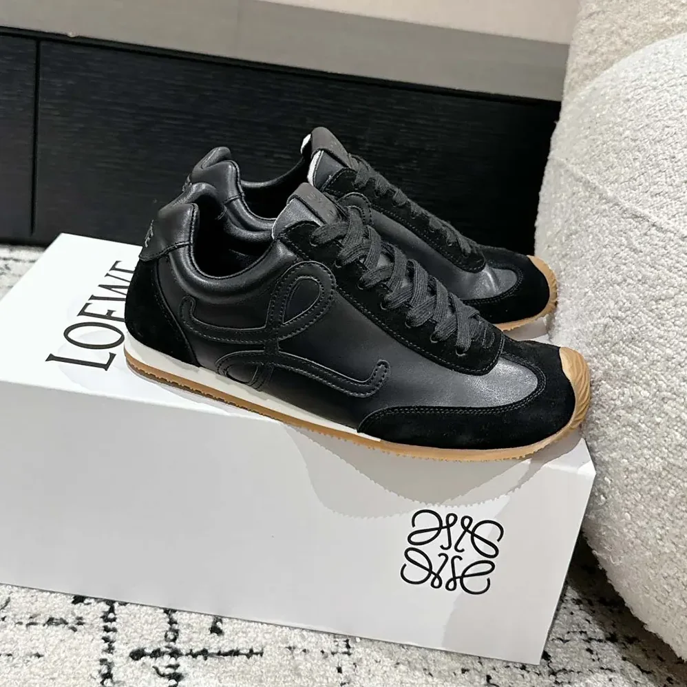 Loewe Ballet Runner 2.0 in Soft Calfskin for Unisex in Black Loewe Ballet Runner 2.0 in Soft Calfskin for Unisex in Black