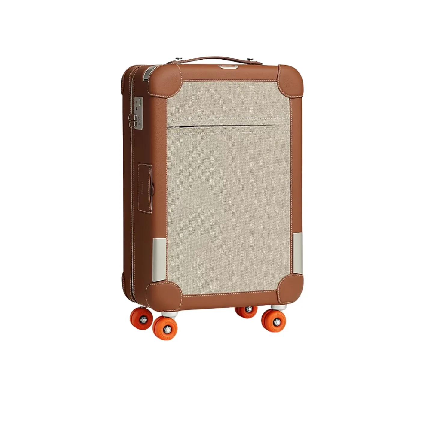 Hermes R.M.S Cabin Suitcase Beige in Orange /