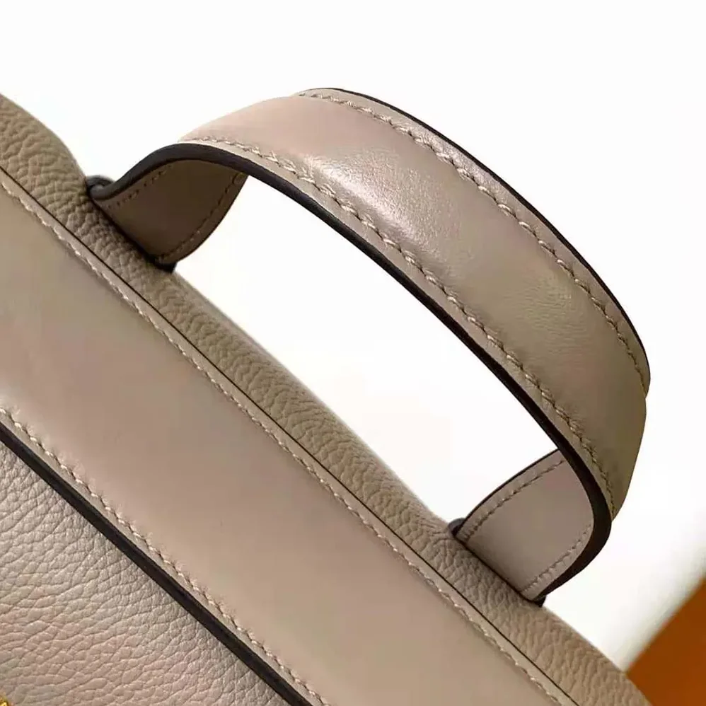 Fendi Boston 365 Dove Gray Leather Bag for Women Fendi Boston 365 Dove Gray Leather Bag for Women