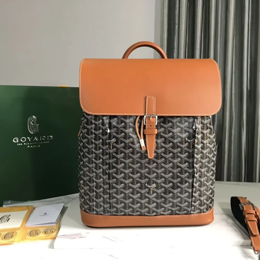 Goyard Alpin MM Backpack for Unisex in Tan Goyard Alpin MM Backpack for Unisex in Tan