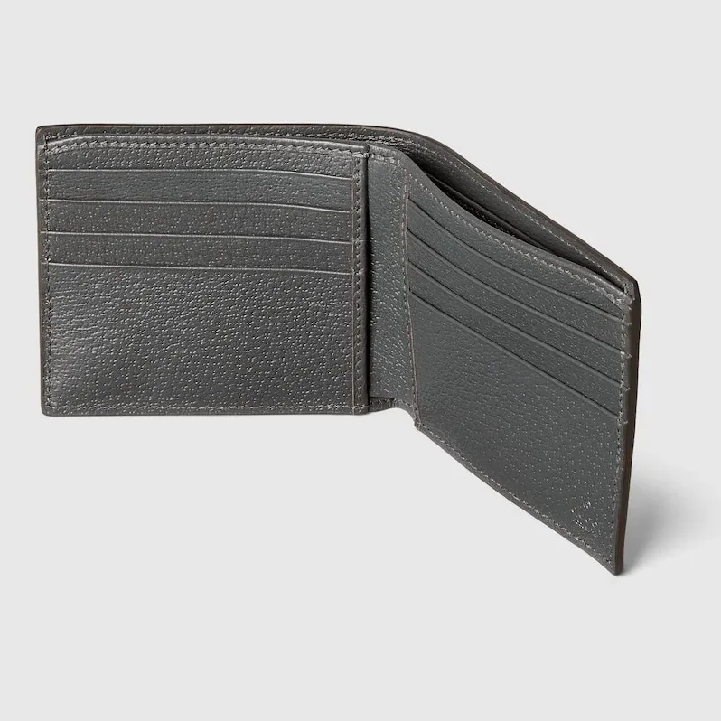 Gucci Grey Interior Bi in Fold Wallet Grey / Gucci Grey Interior Bi in Fold Wallet Grey /