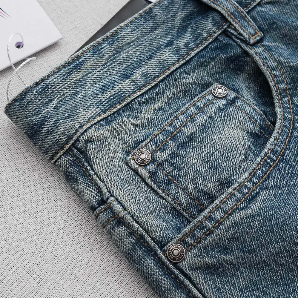 Balenciaga Regular Fit Jeans in Dirty Vintage Blue for Women Balenciaga Regular Fit Jeans in Dirty Vintage Blue for Women