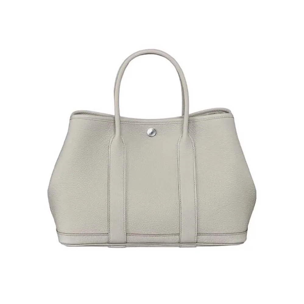 Hermes Garden Party 30 Voyage Bag for Unisex in White
