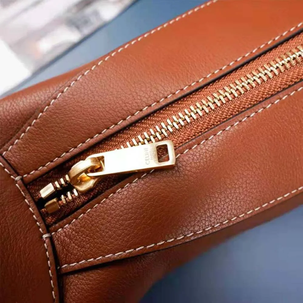 Celine Medium Romy in Supple Calfskin for Women in Brown