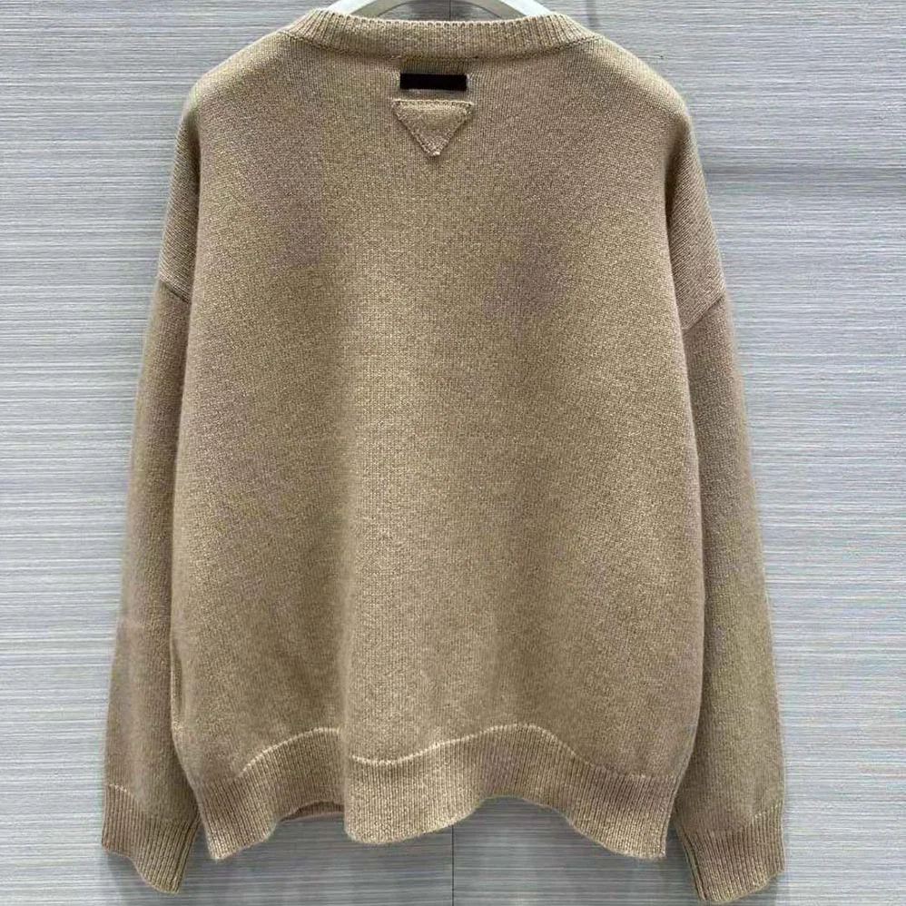 Prada Wool and Cashmere Sweater for Women in Brown Prada Wool and Cashmere Sweater for Women in Brown