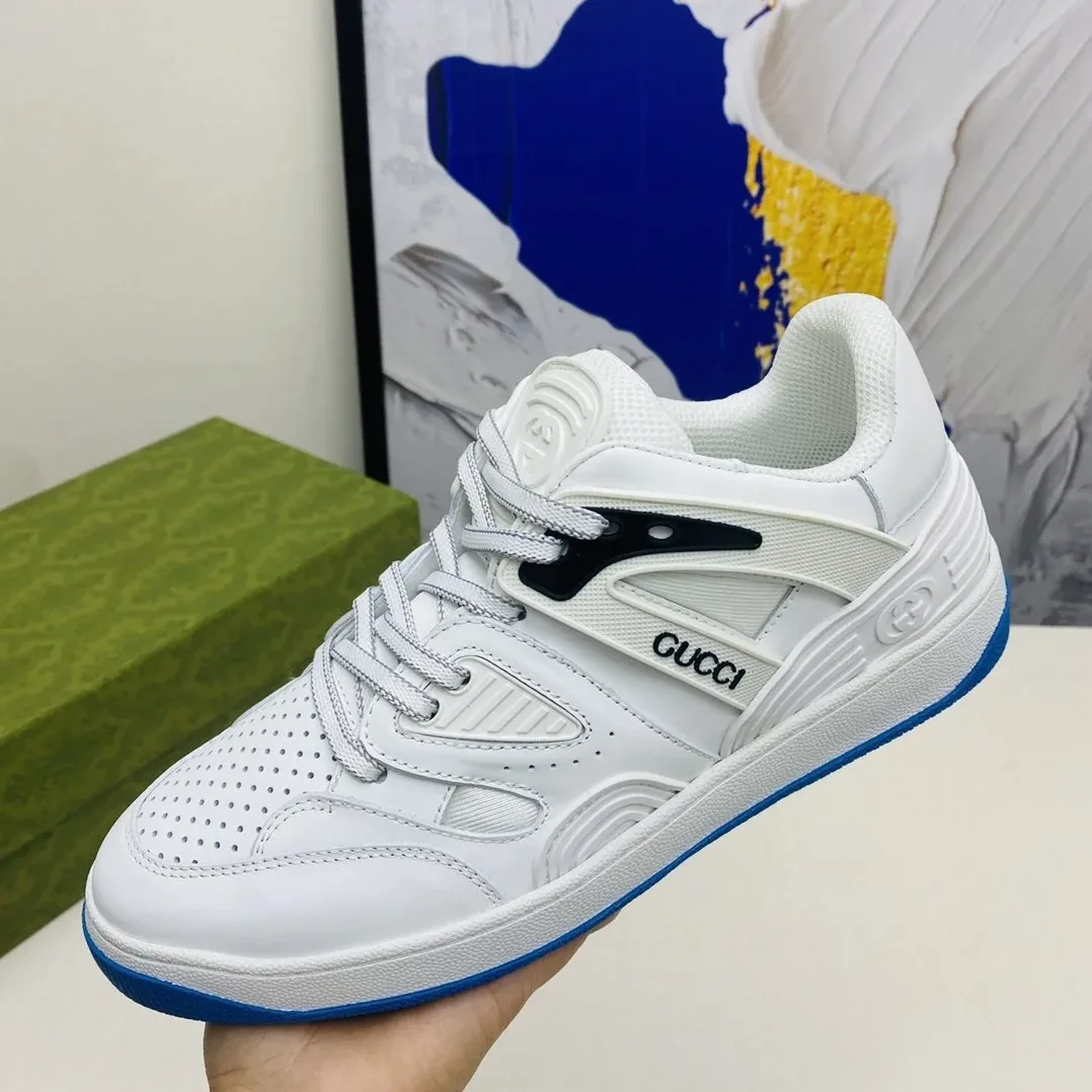 Gucci Gucci Basket Sneaker By Fabrics White for Women