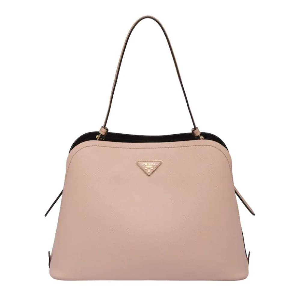 Prada Saffiano Leather Prada Matinee Bag for Women in Pink Prada Saffiano Leather Prada Matinee Bag for Women in Pink