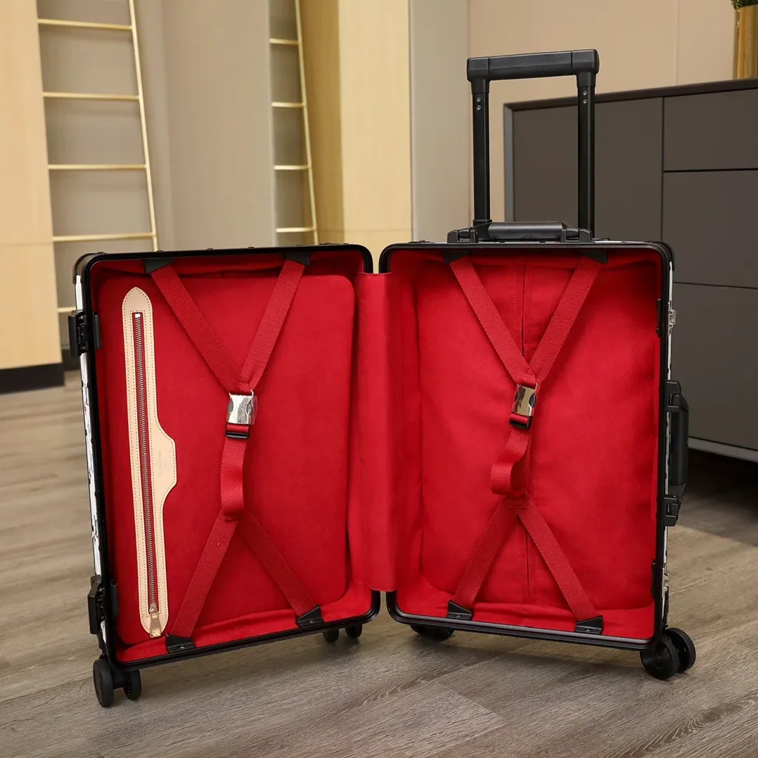 Louis Vuitton Horizon 55 Suitcase in White Black Hardware Louis Vuitton Horizon 55 Suitcase in White Black Hardware