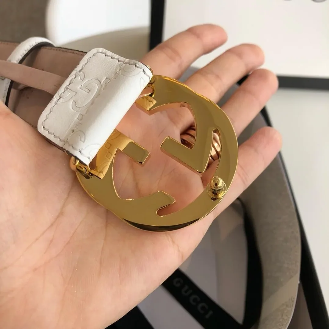 Gucci Belt White GG, for Women