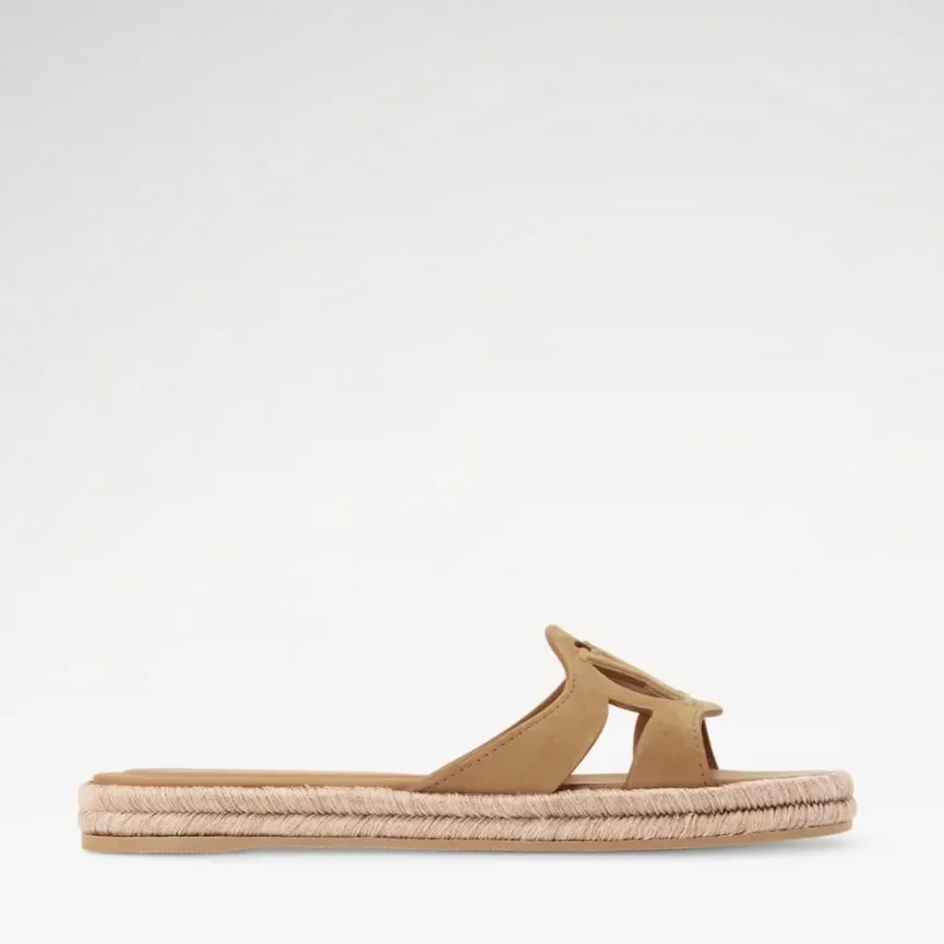 Louis Vuitton LV Isola Flat Espadrilles Caramel 1AK2VG Louis Vuitton LV Isola Flat Espadrilles Caramel 1AK2VG