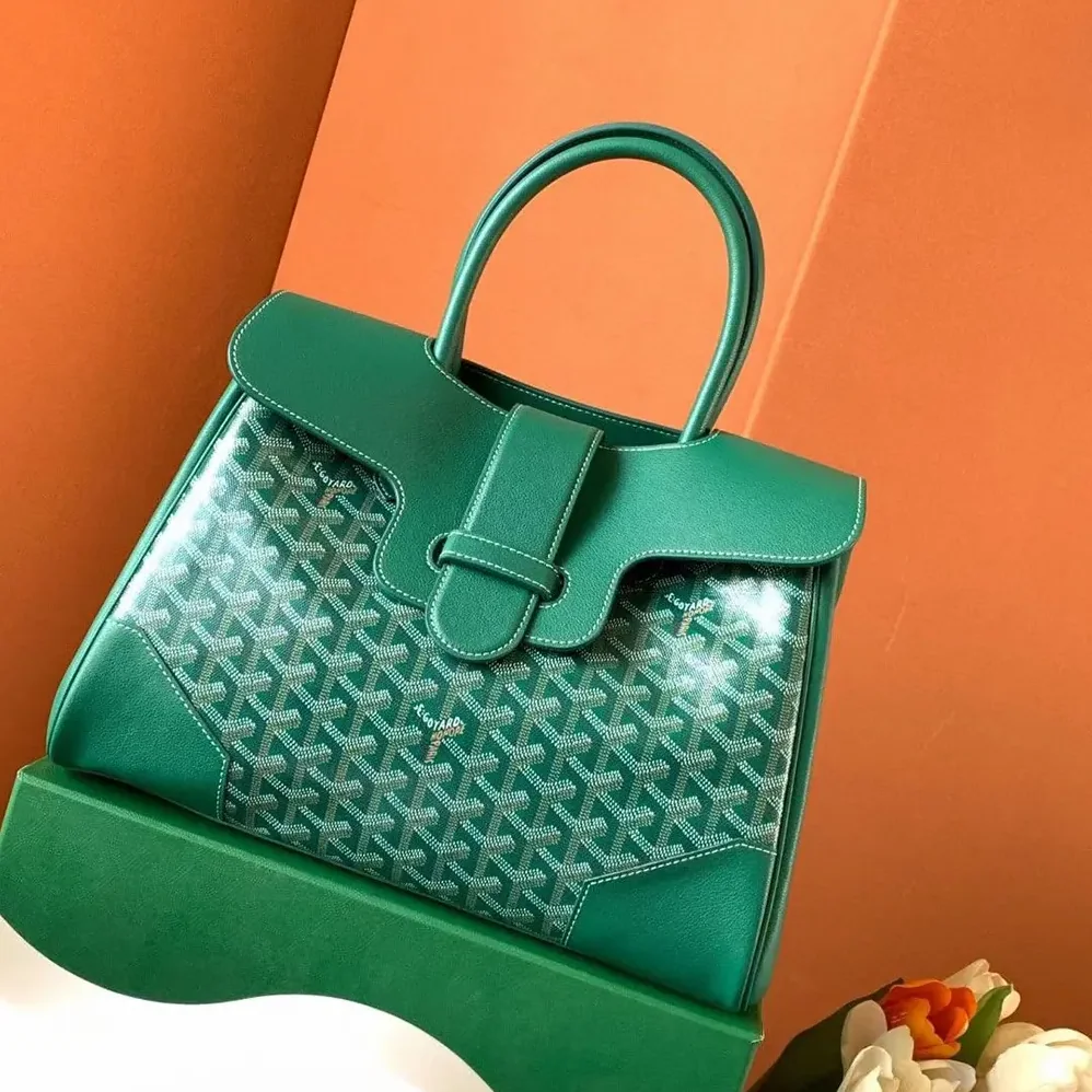 Goyard Saïgon Tote Bag for Women in Green Goyard Saïgon Tote Bag for Women in Green