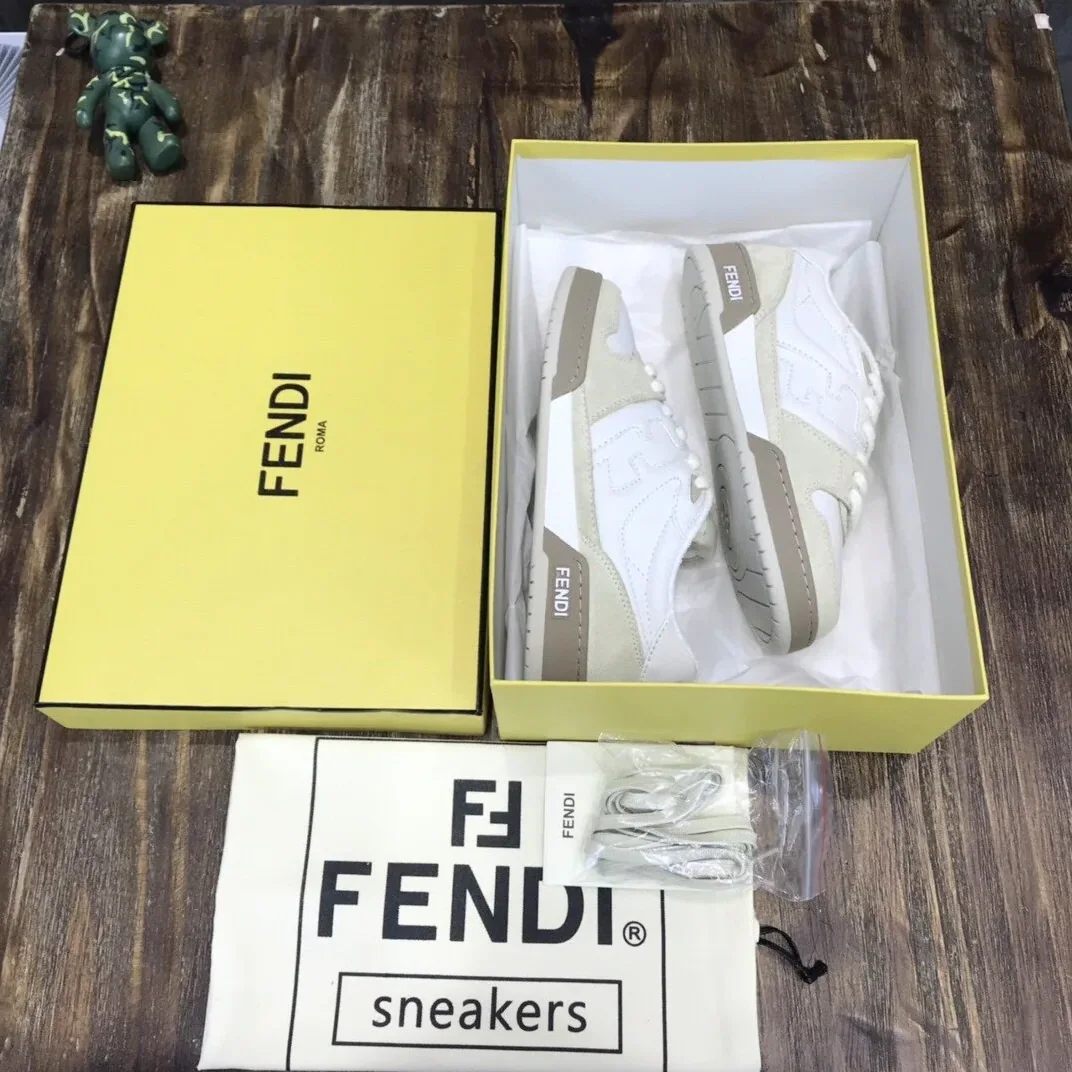 Fendi Match Low Tops Sneakers White 7E1493AHH2F1FHS Fendi Match Low Tops Sneakers White 7E1493AHH2F1FHS