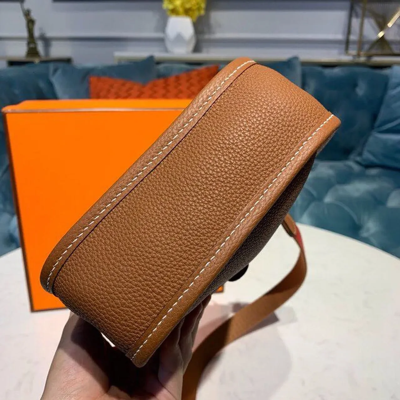 Hermes Mini Evelyne Brown / Hermes Mini Evelyne Brown /