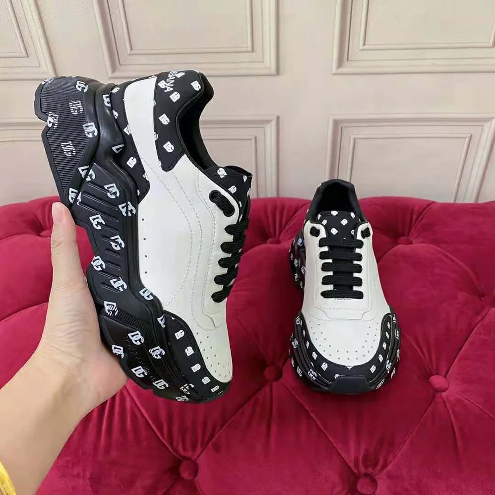 Dolce Gabbana D&G Calfskin Nappa Daymaster Sneakers for Unisex