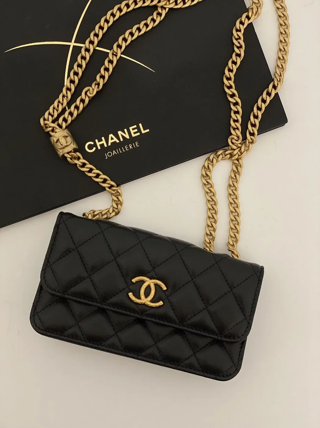 Chanel Wallet With Strap Black