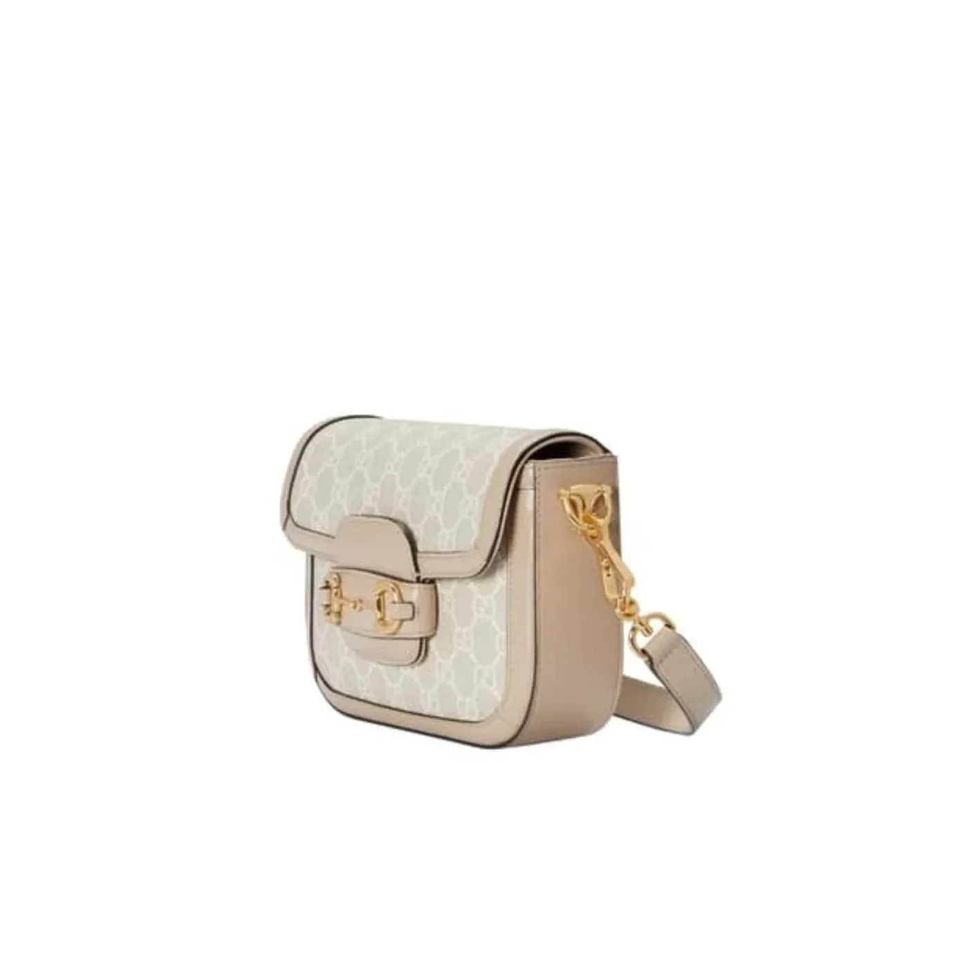 Gucci Horsebit 1955 GG Mini Bag Beige