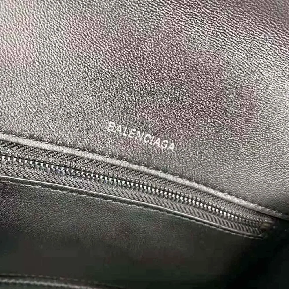 Balenciaga Hourglass Small Top Handle Bag for Women in Black