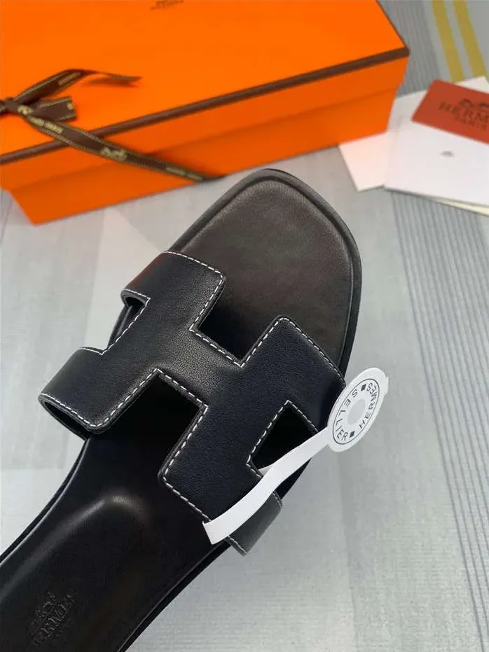Hermes Oran Sandal Black Hermes Oran Sandal Black