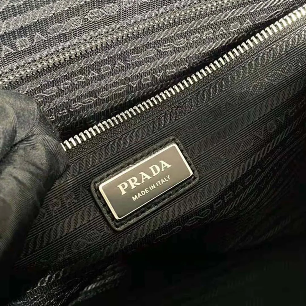 Prada Quilted Re-Nylon Travel Bag for Unisex in Black