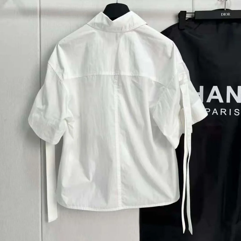 Loewe Cropped Workwear Shirt in Cotton for Women