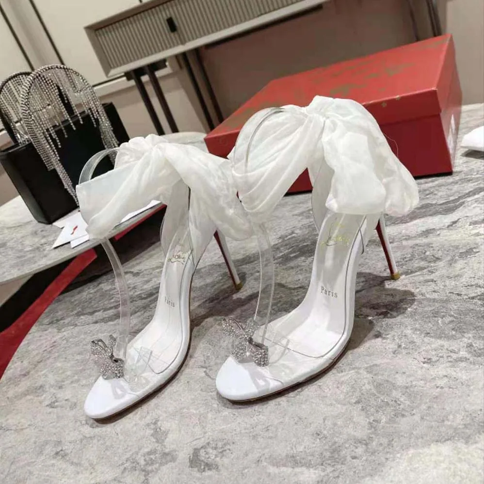 Christian Louboutin Astrinodo 100 mm Heel Height for Women in White