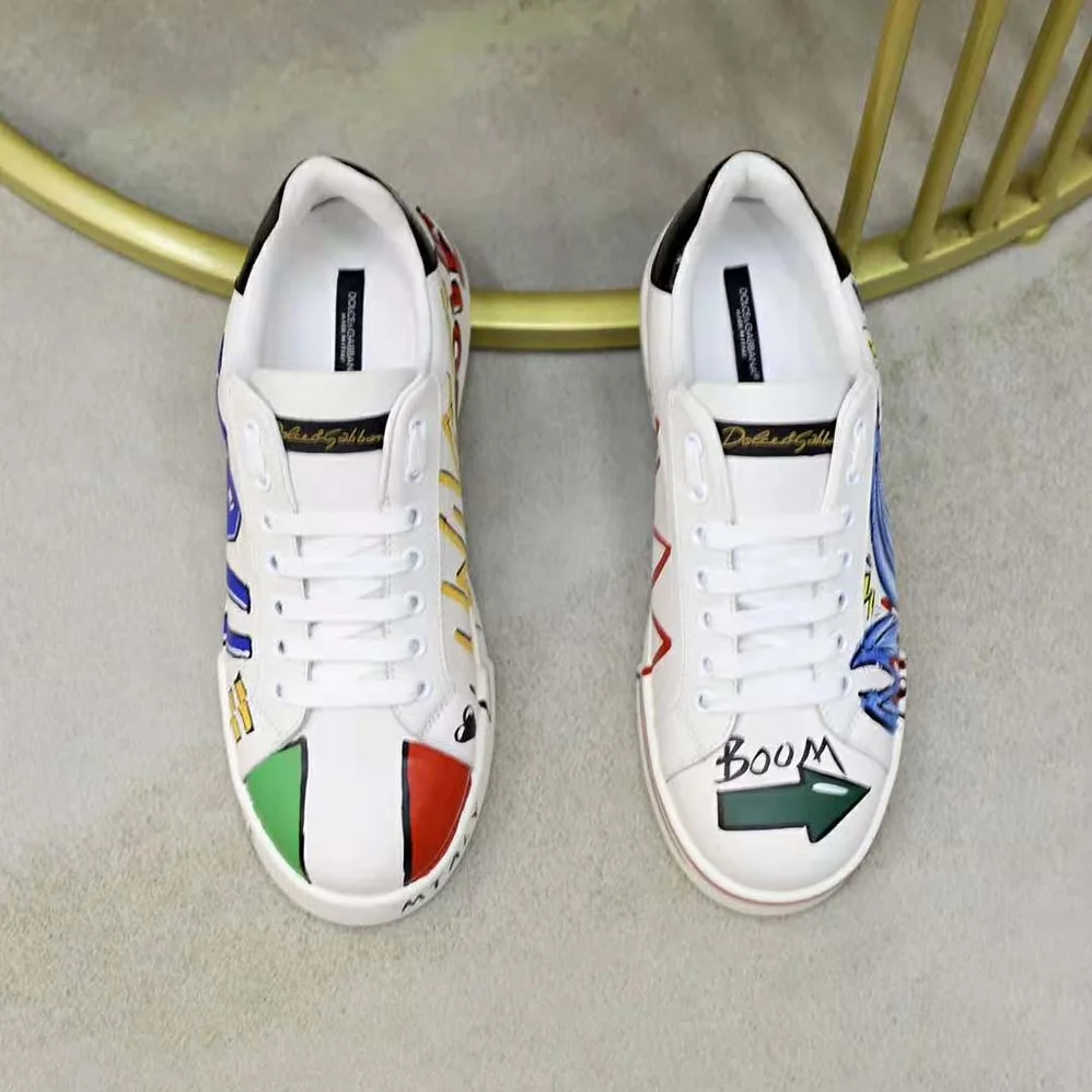 Dolce Gabbana D&G New DGLimited Portofino Sneakers for Men in Blue Dolce Gabbana D&G New DGLimited Portofino Sneakers for Men in Blue