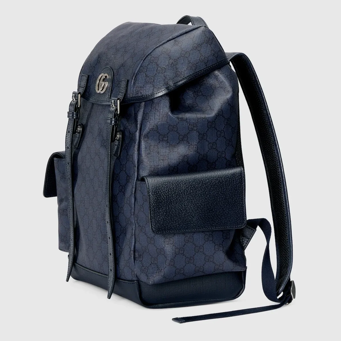 Gucci Ophidia Medium Backpack in Blue Palladium Hardware Gucci Ophidia Medium Backpack in Blue Palladium Hardware