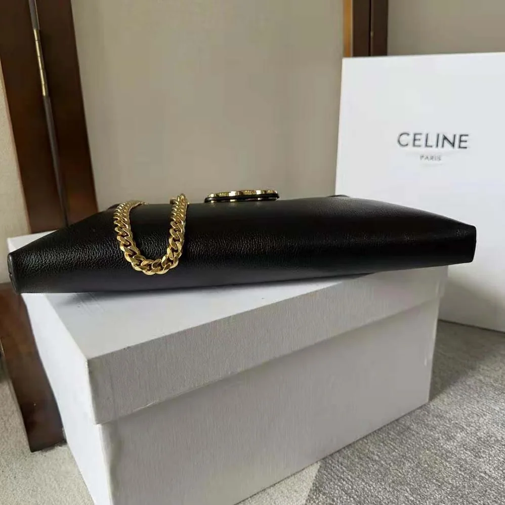 Celine Medium Wiltern Bag in Smooth Calfskin for Women in Black