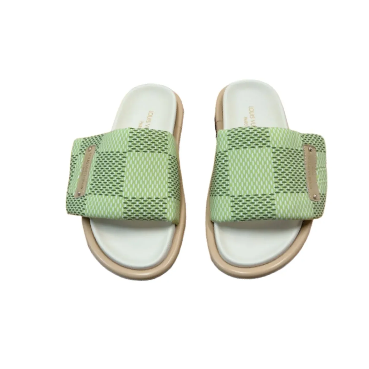 Louis Vuitton Slipper Pillow Flat Comfort Mule Beige
