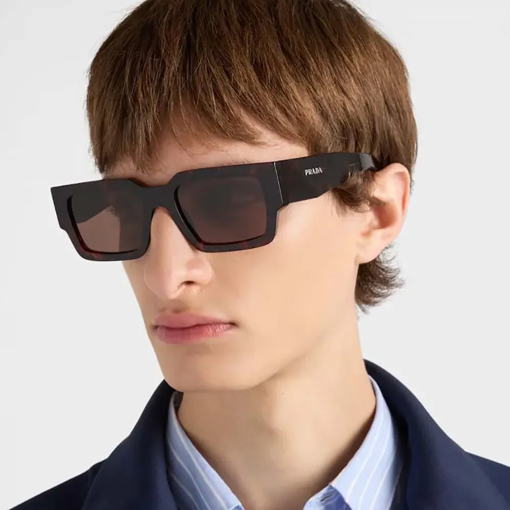 Prada Symbole Sunglasses for Unisex in Coffee Lenses