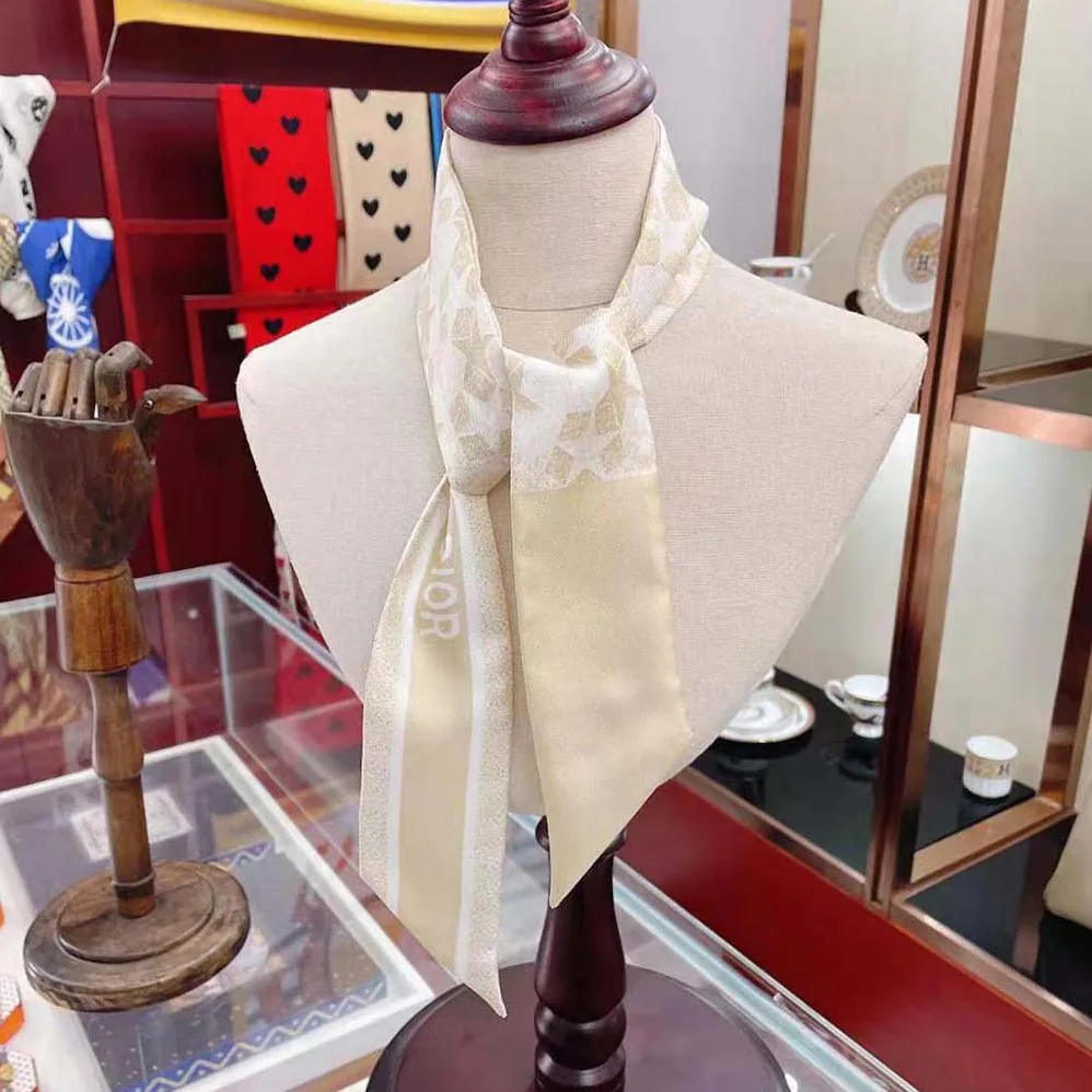 Dior Etoile Mitzah Scarf Gold for Women in Tone Silk Twill Dior Etoile Mitzah Scarf Gold for Women in Tone Silk Twill
