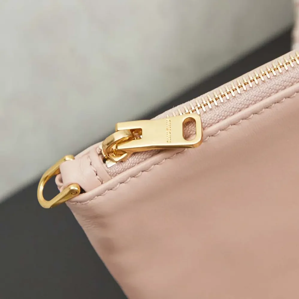 Miu Miu Ivy Sequin Mesh Bag Powder Pink for Women Miu Miu Ivy Sequin Mesh Bag Powder Pink for Women
