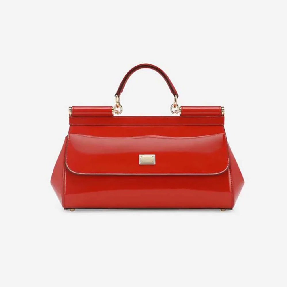 Dolce Gabbana D&G Elongated Sicily Handbag for Women in Red