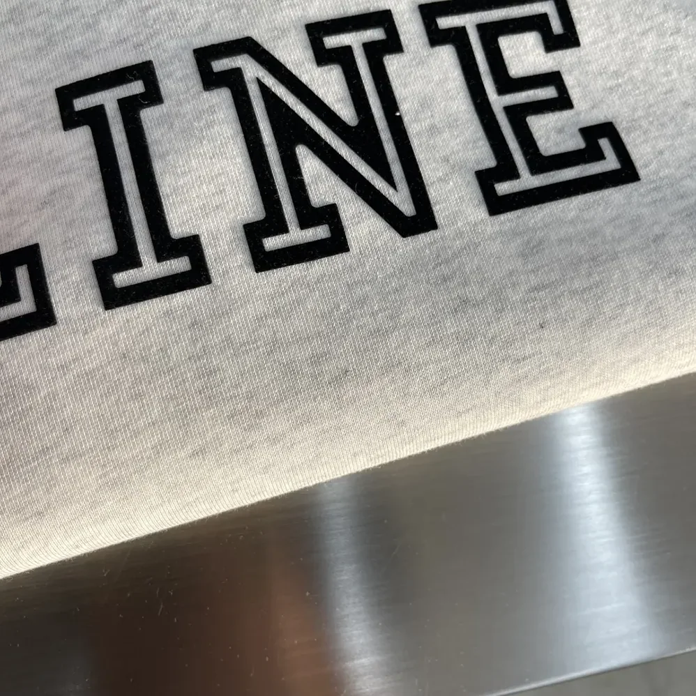 Celine Loose Hoodie in Cotton Fleece for Men in White