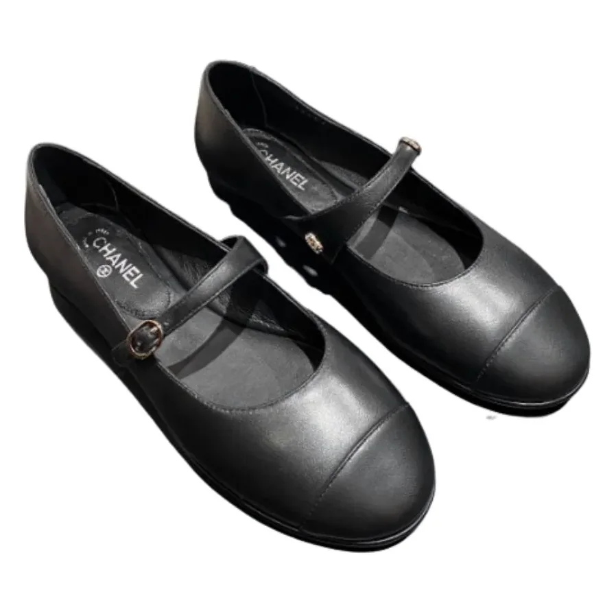 Chanel Flat Shoes Black Chanel Flat Shoes Black