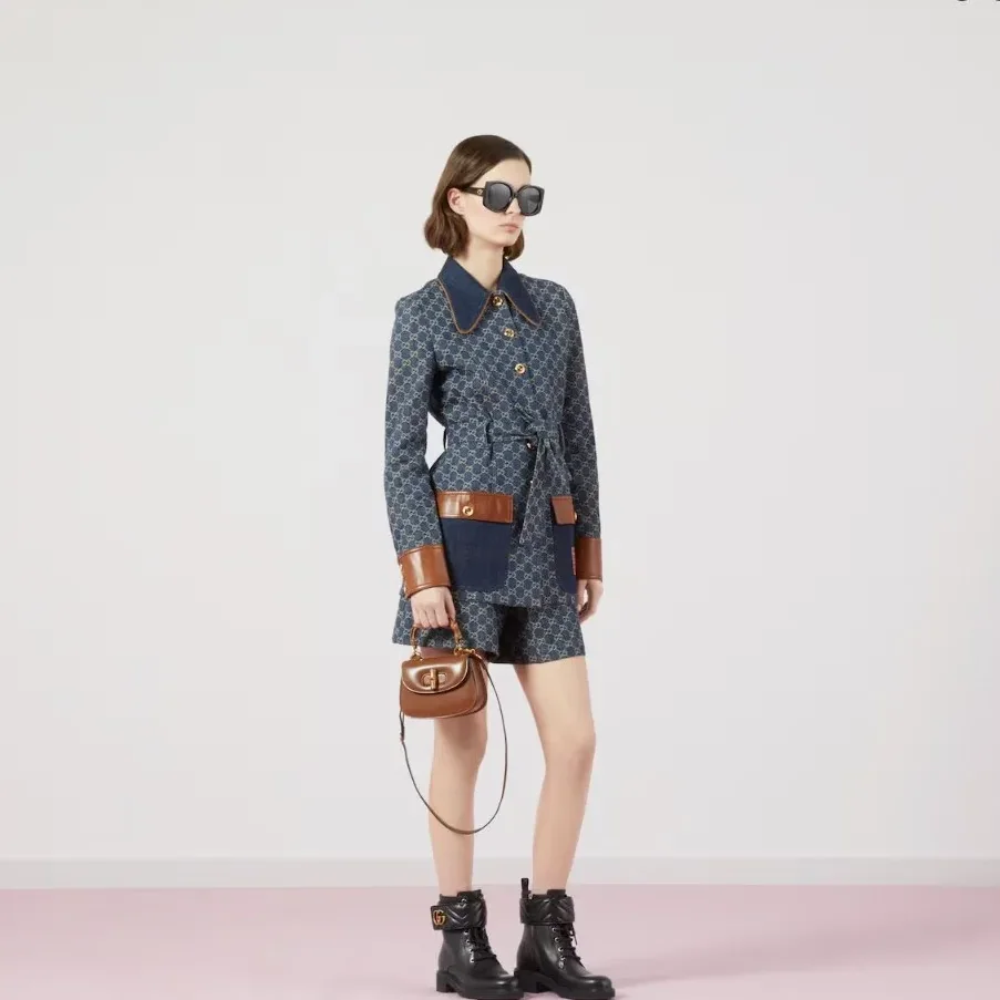 Gucci Bamboo 1947 Mini Top Handle Bag in Brown Gold Hardware